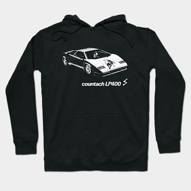 new countach Hoodie by retroracing